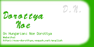 dorottya noe business card